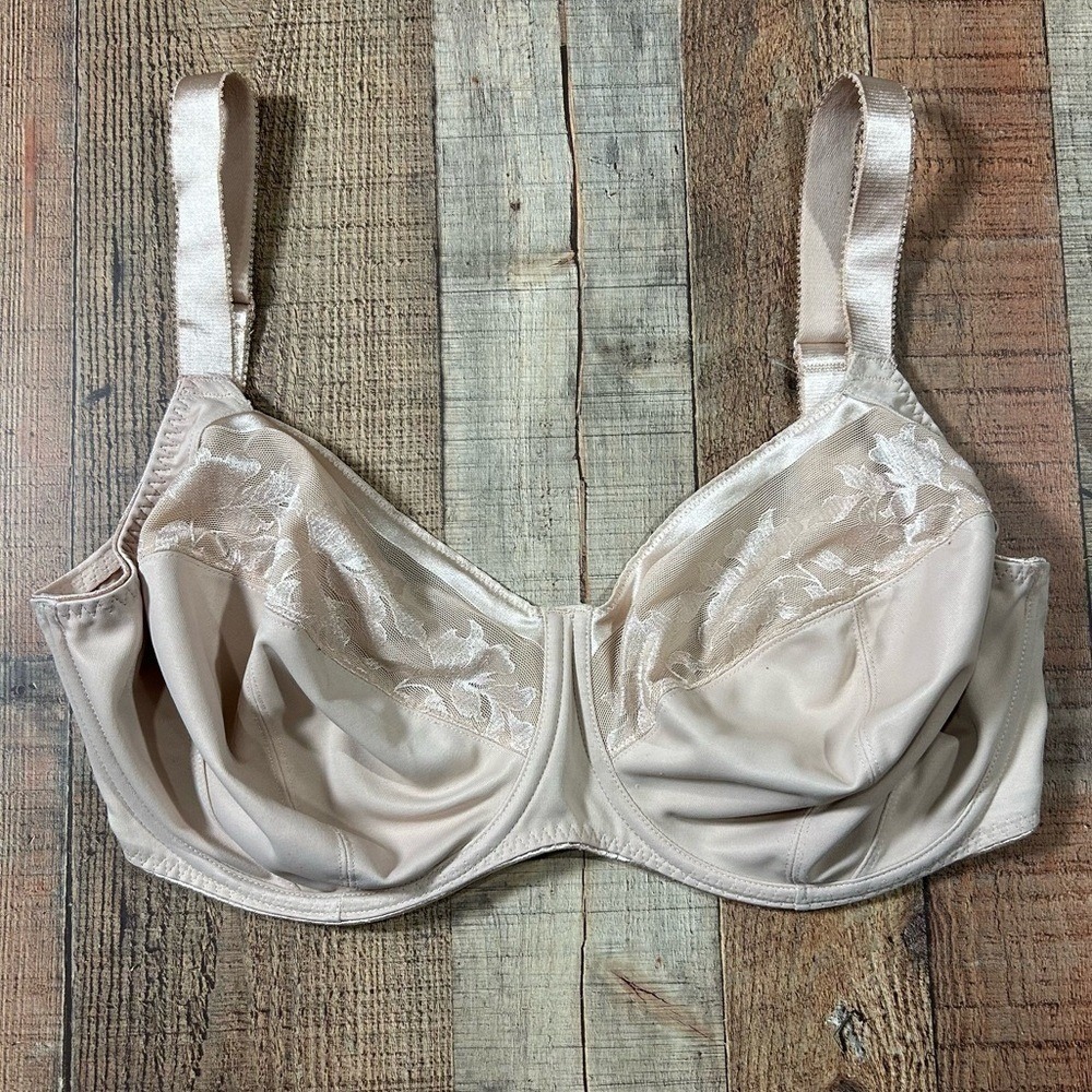 Fantasie 34HH FL2982 Side Support Bra Beige Lace Underwire